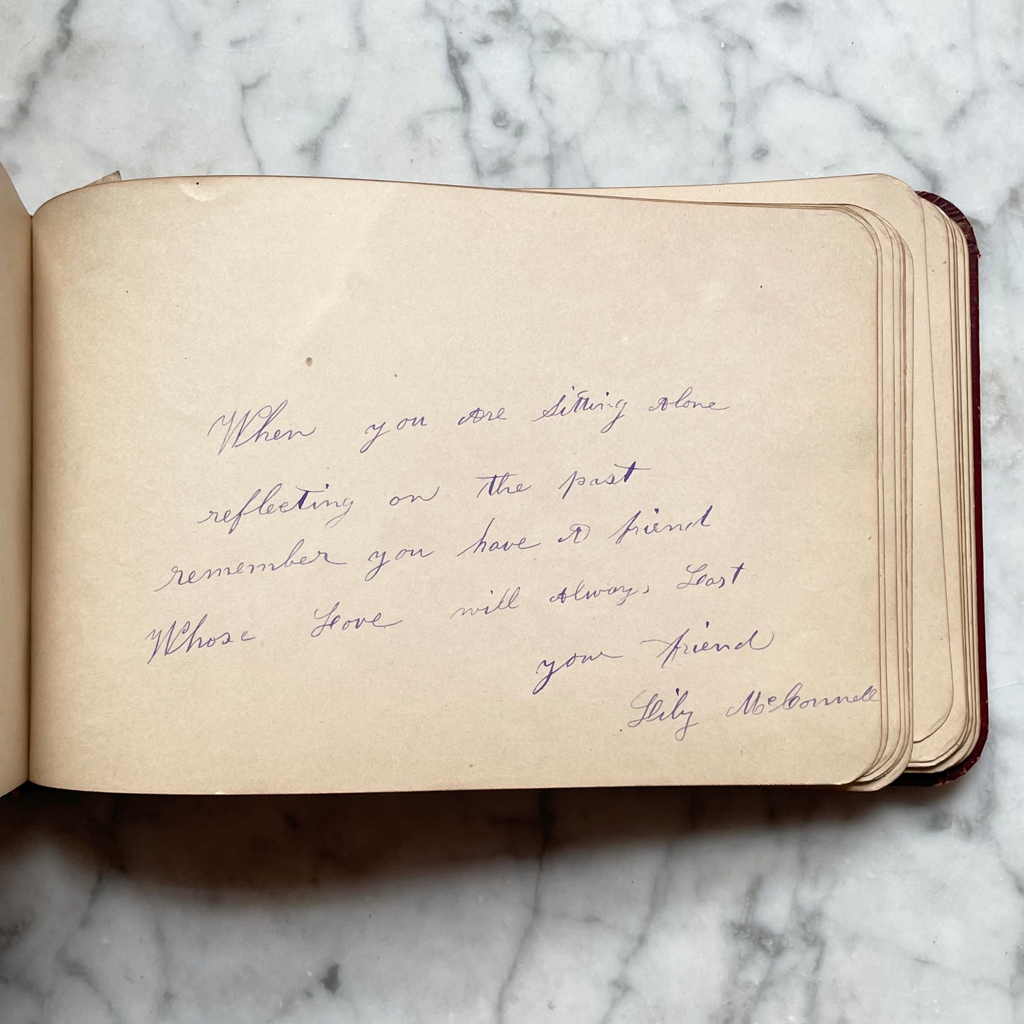 Victorian Autograph Album