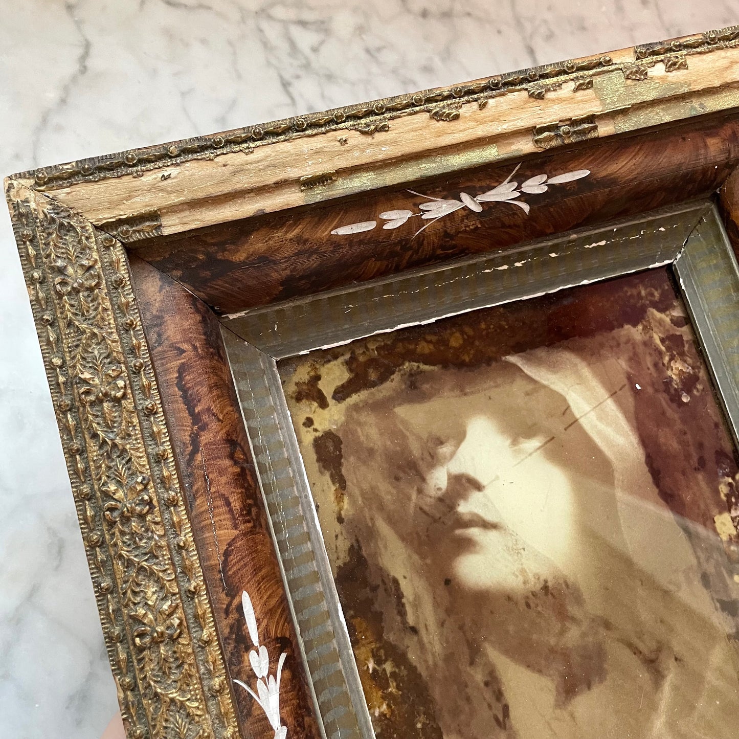 Victorian Mater Dolorosa by Guido Reni on Glass