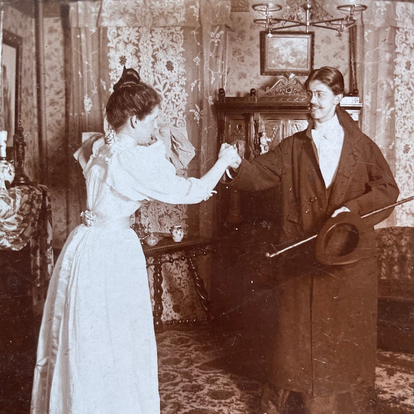Woman in Drag | Antique Photo | Gay Interest