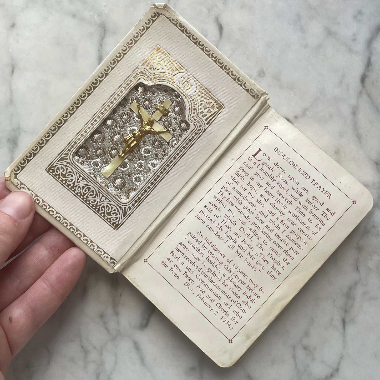 Vintage Celluloid Prayer Book