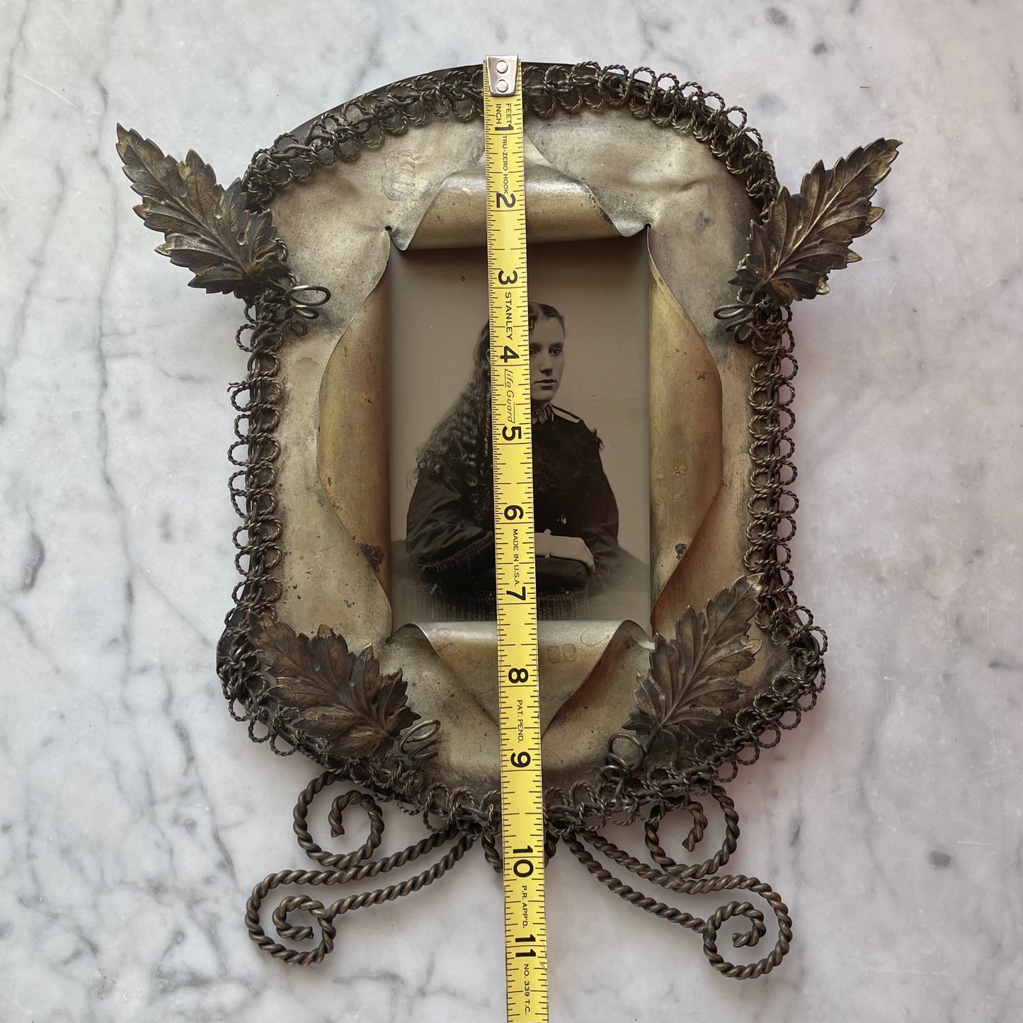 Victorian Tintype in Metal Frame