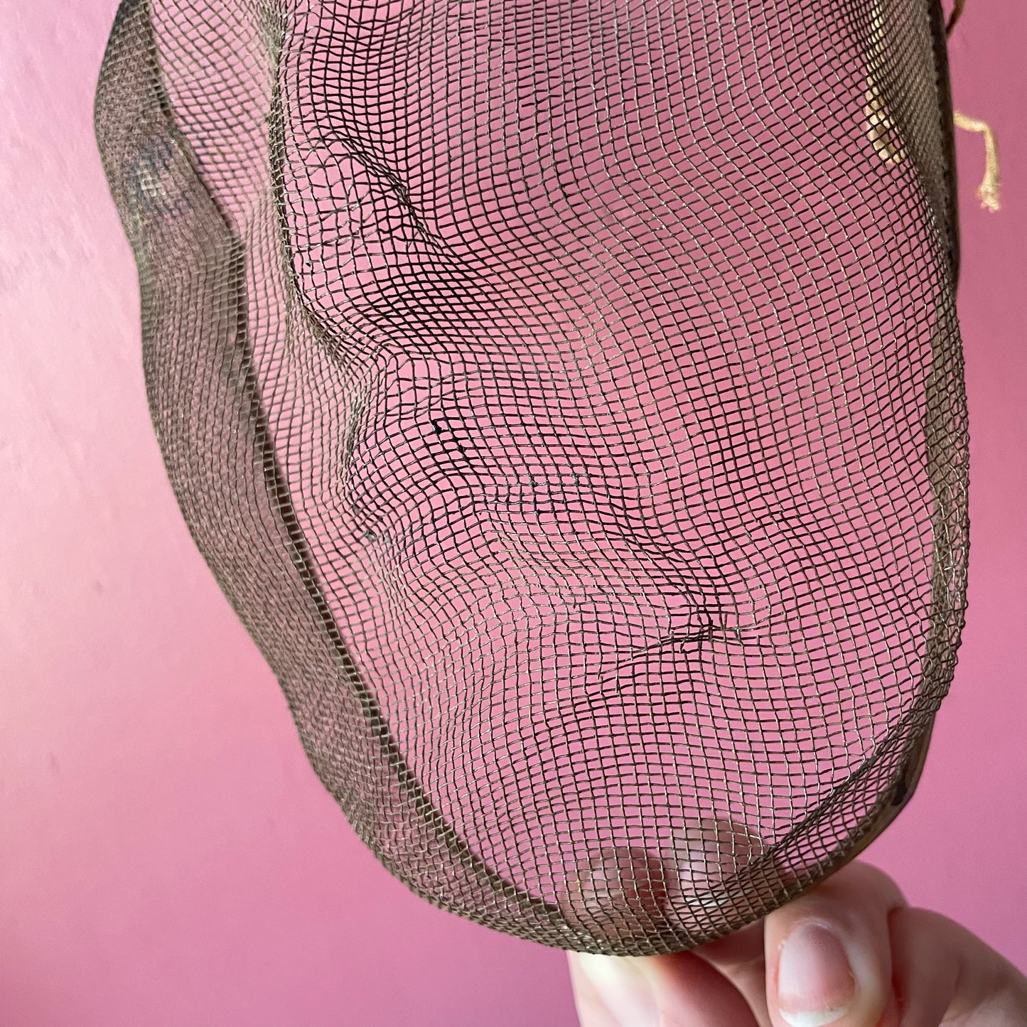 Antique Odd Fellows Wire Ceremonial Mask