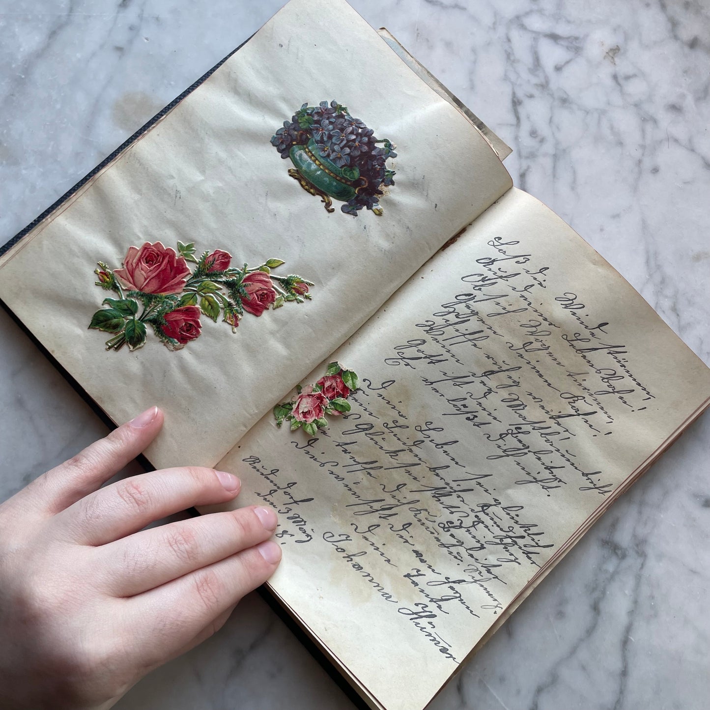 Antique WWI German Scrap Album | 1918
