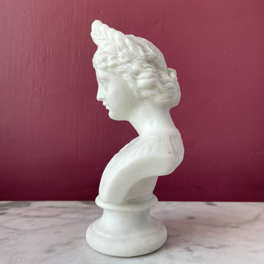 Antique Miniature Parian Bust