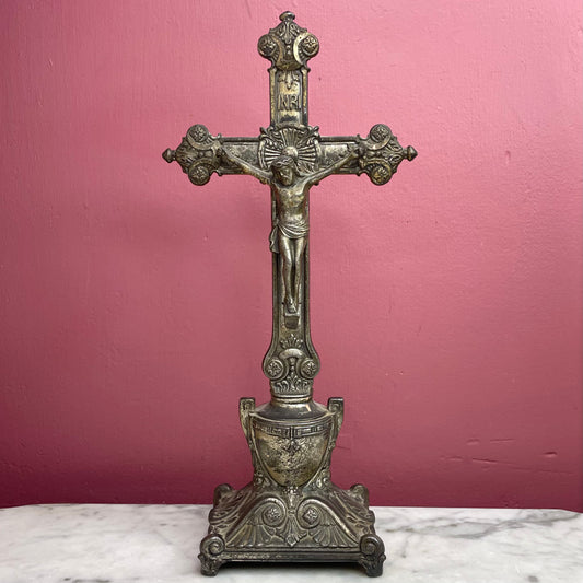 Antique Standing Crucifix