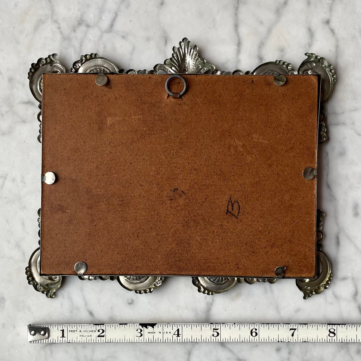 Vintage Portuguese Reverse Glass House Blessing