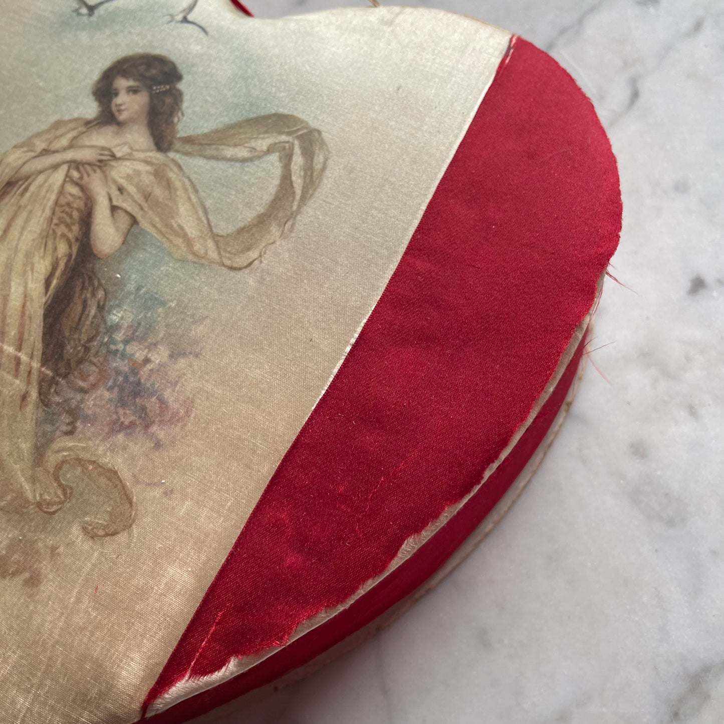 Antique Heart Shaped Box