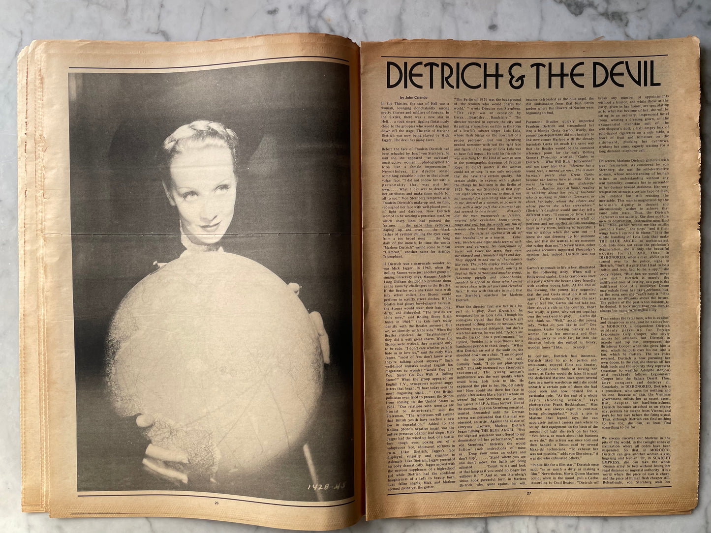 Andy Warhol’s Interview Magazine | Peter O’Toole | October, 1972