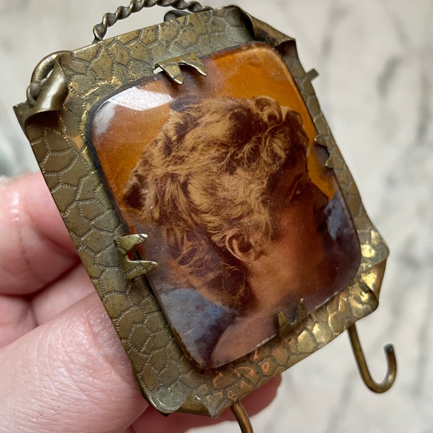 Victorian Miniature Framed Photo