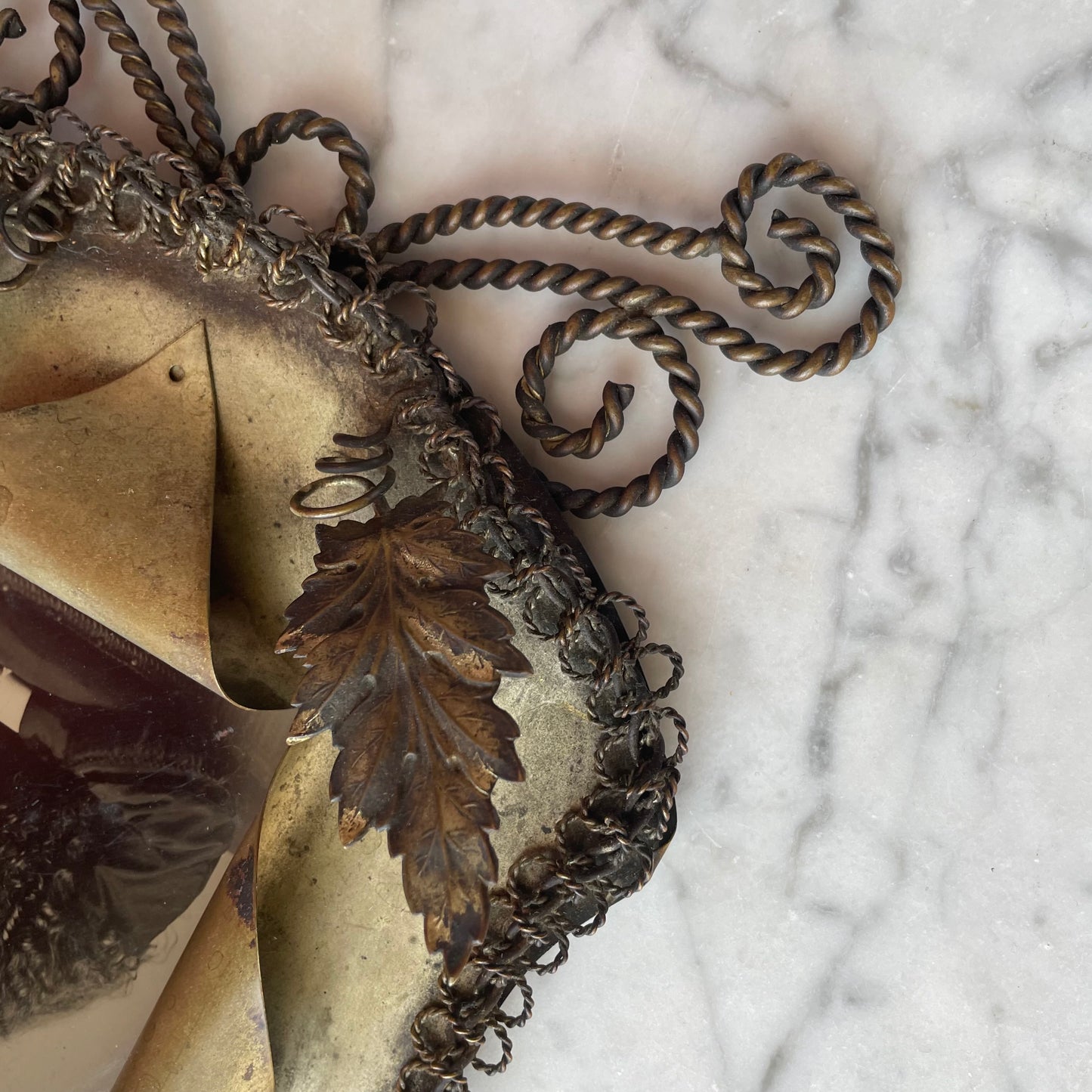 Victorian Tintype in Metal Frame