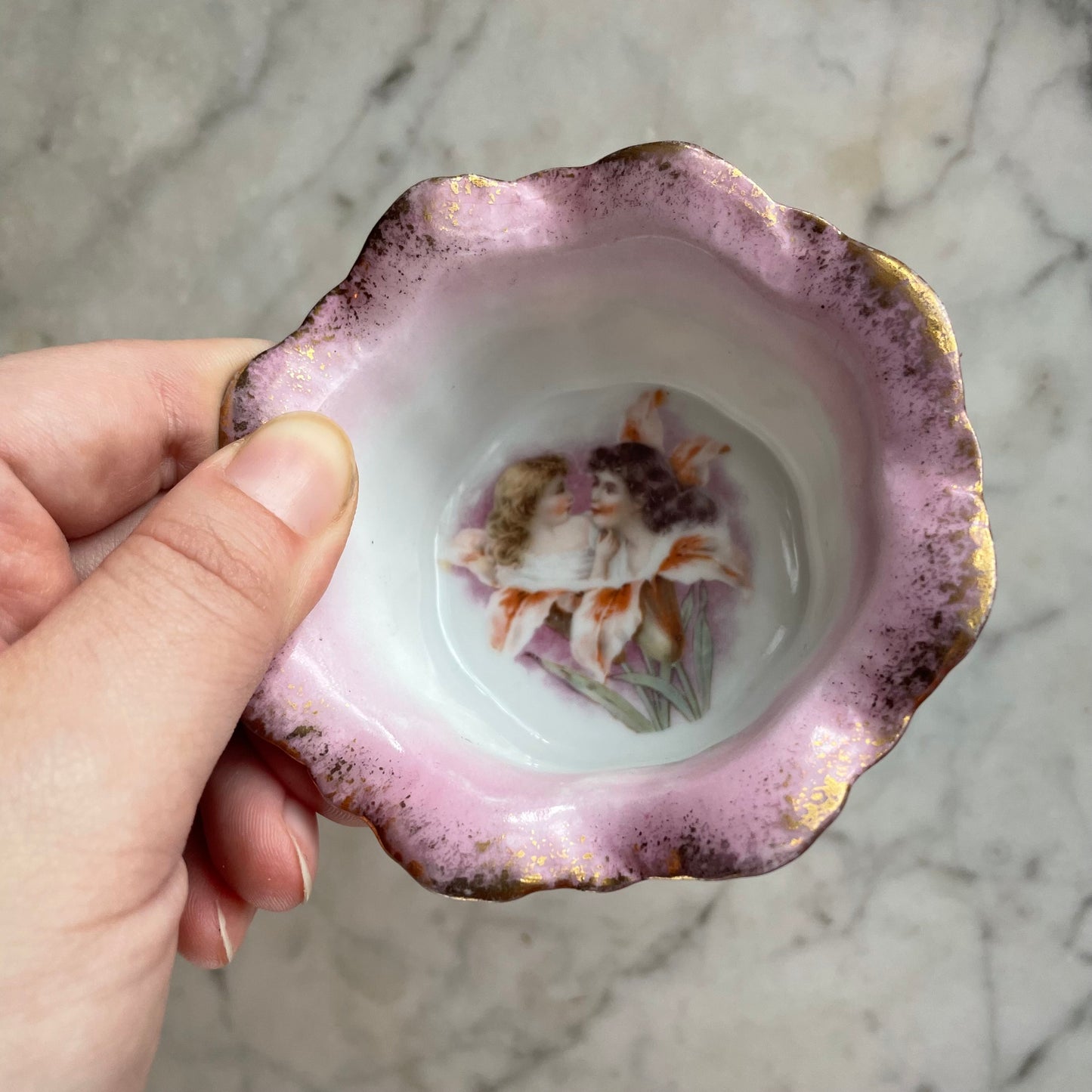 Antique Sapphic Dessert Cup loo