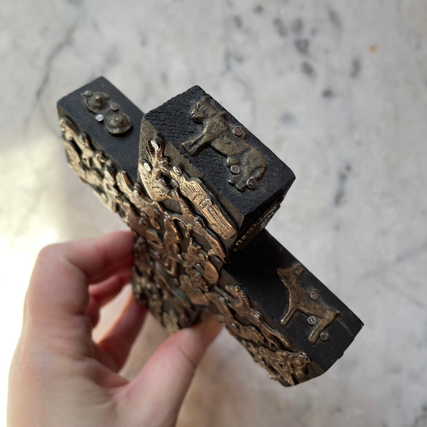 Vintage Mexican Ex Voto Cross