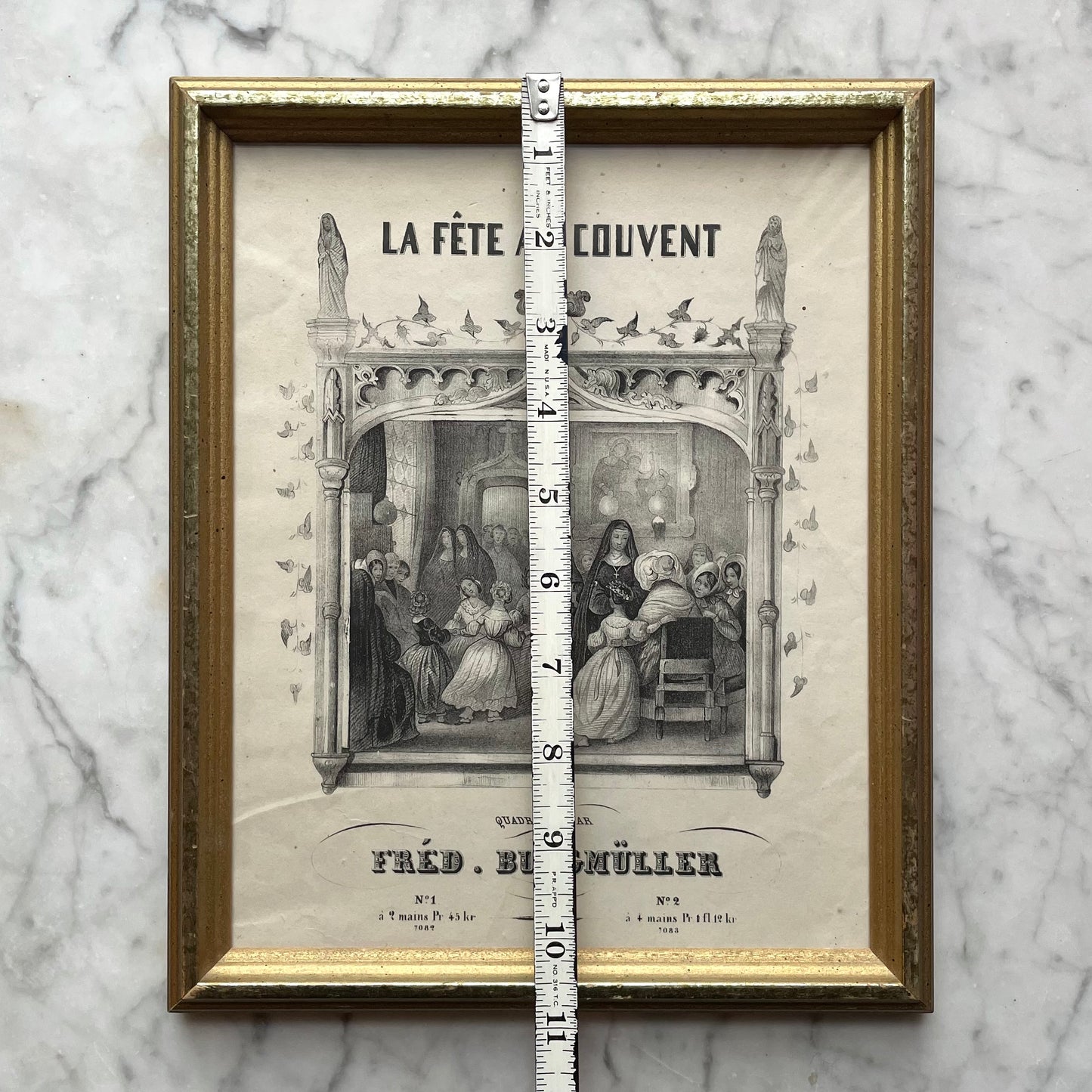 Party at the Convent! | Antique Framed Print