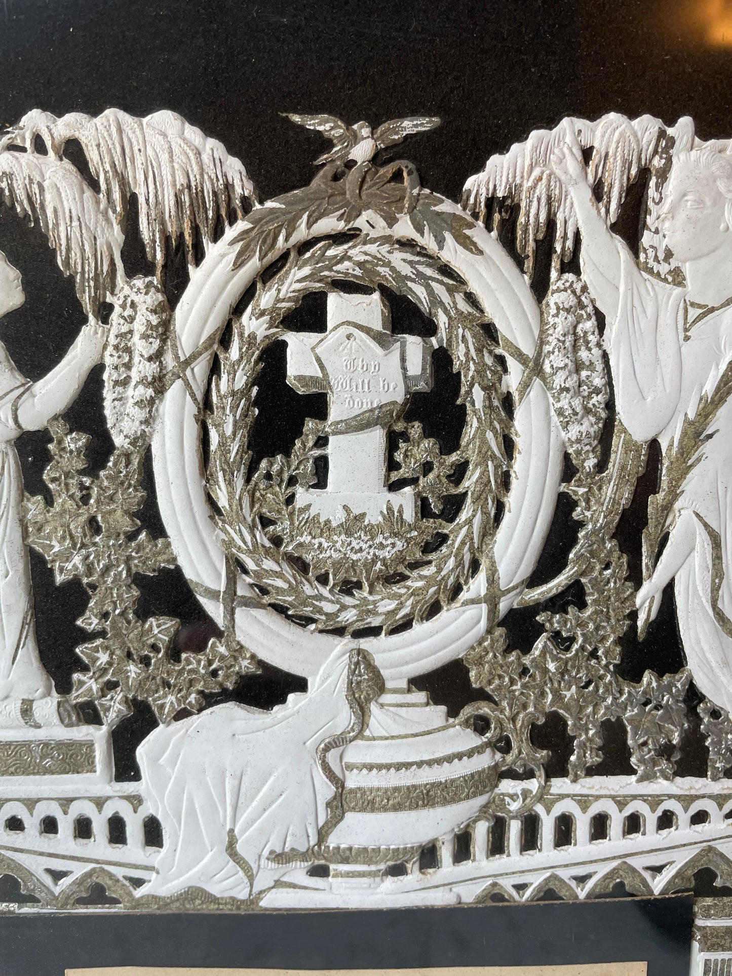 Victorian Mourning Die Cut Memorial