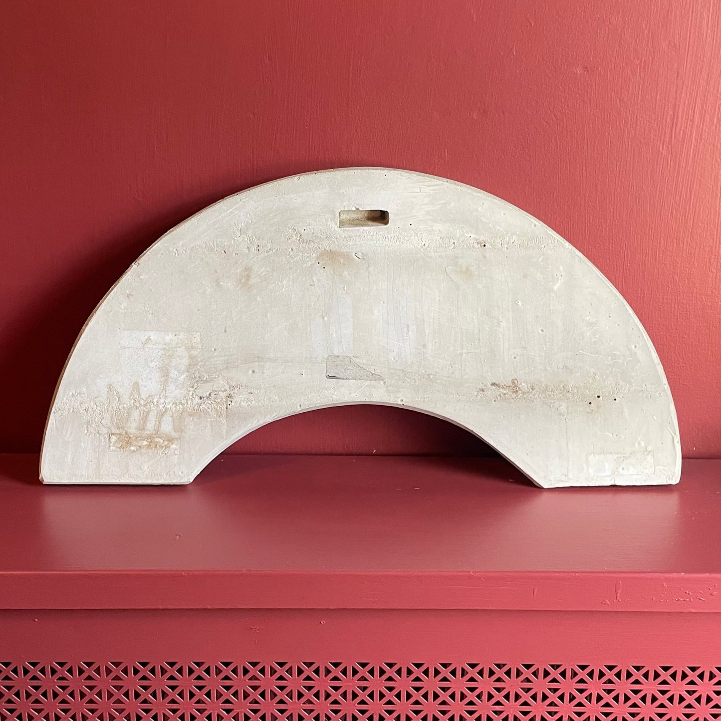 Vintage Plaster Gravestone Replica