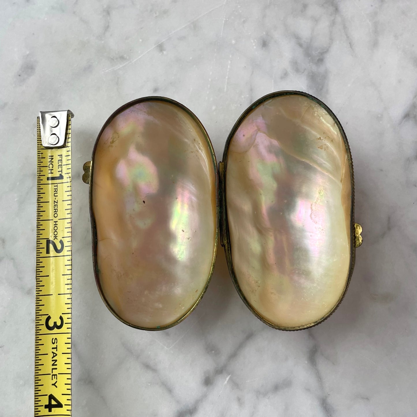 Antique Pearl Shell Box