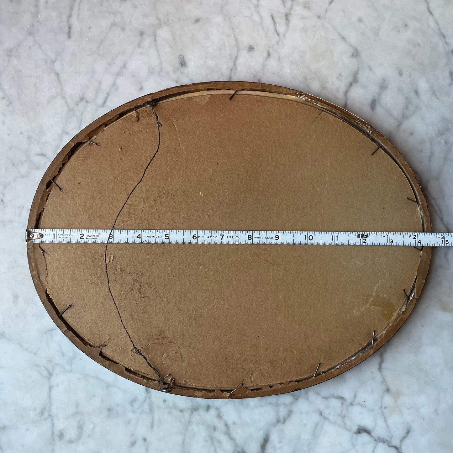 Antique Sacred Heart Embroidery | 14”