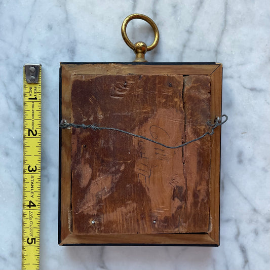 Antique Madonna & Child Painted Icon