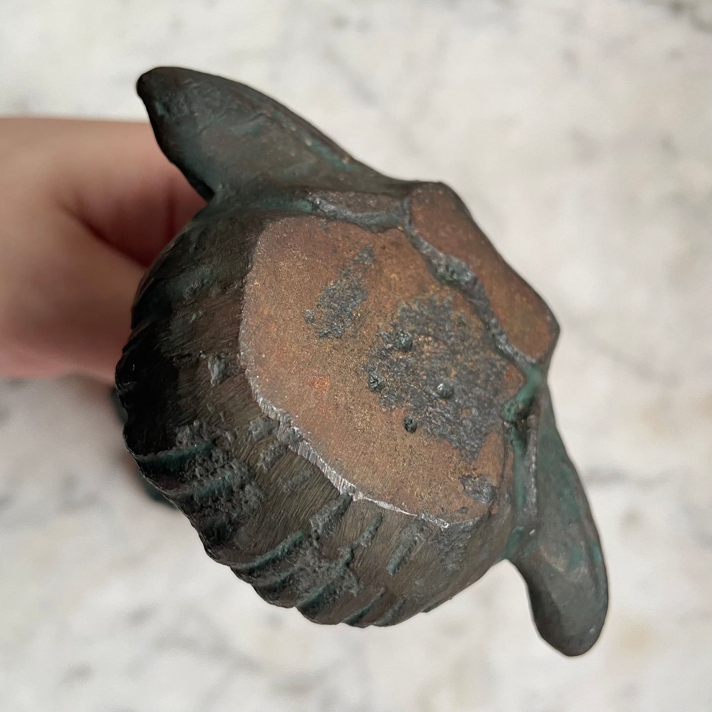 Antique Crucifix Holy Water Font