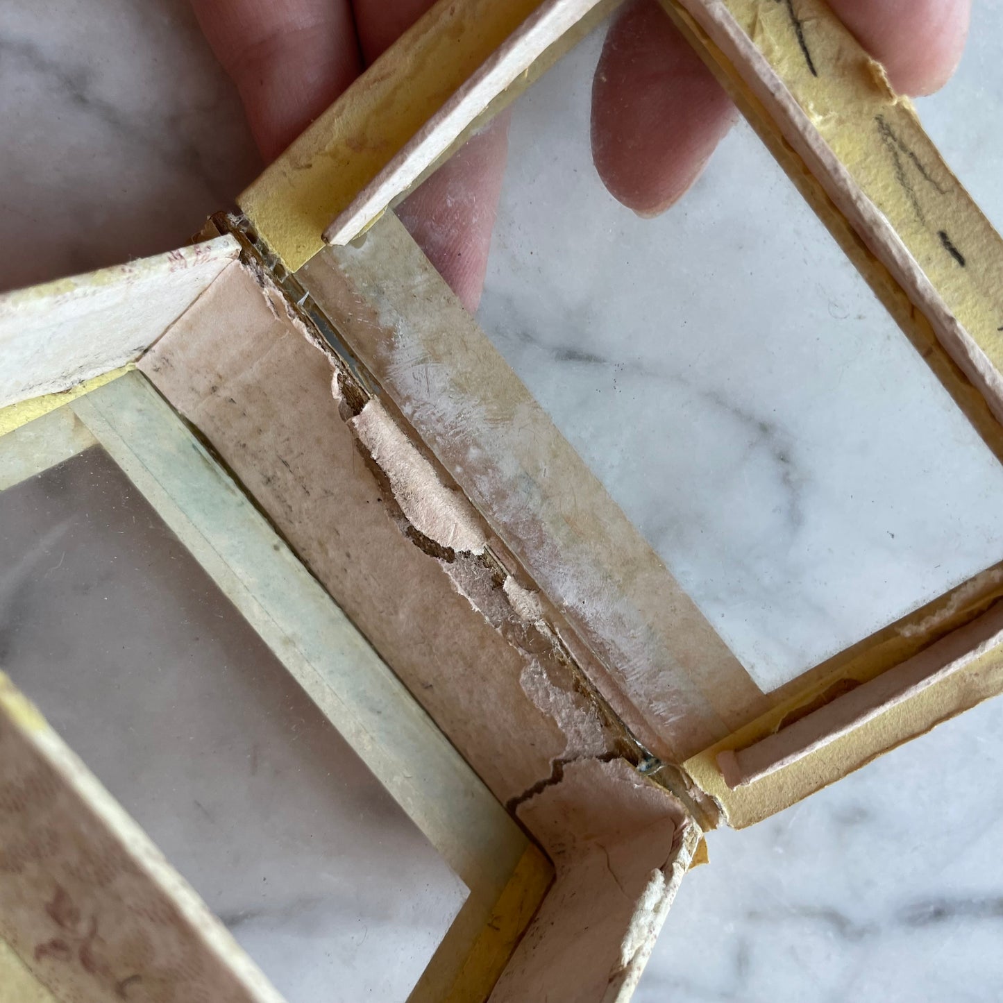 Victorian Book Shaped Glass & Paper Box | Remember Me