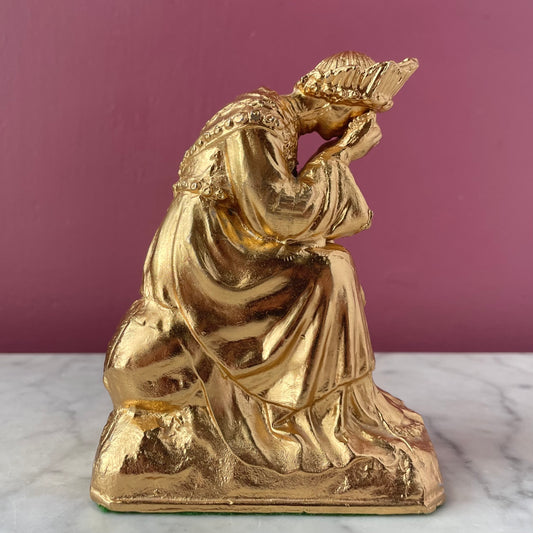 Our Lady of La Salette | Antique Spelter Figure