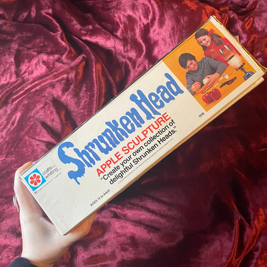 Vincent Price | Shrunken Head Apple Sculpture Kit | Milton Bradley | 1975
