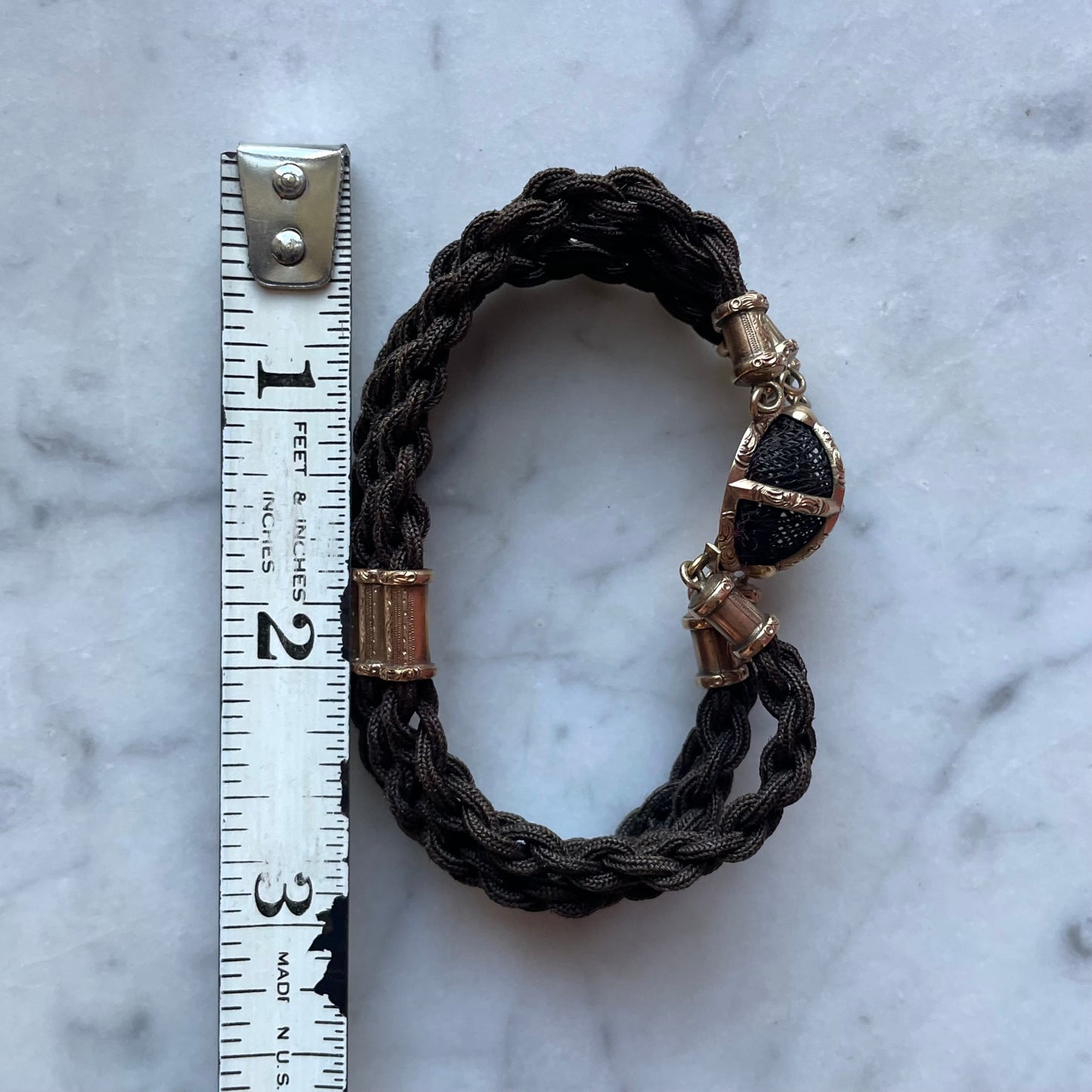 Victorian Hair Work Bracelet