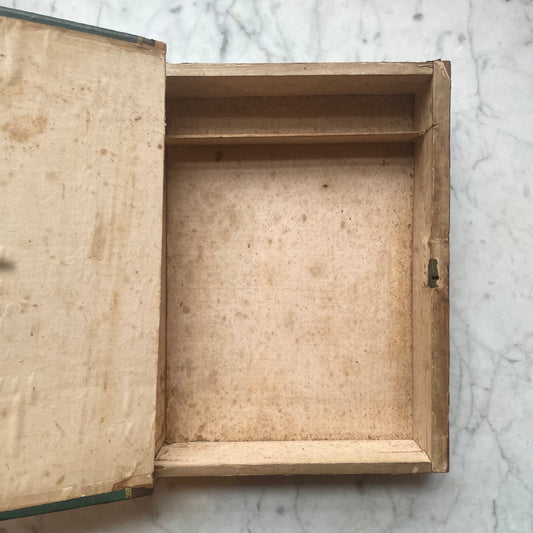 Victorian Trompe l’œil Book Shaped Box