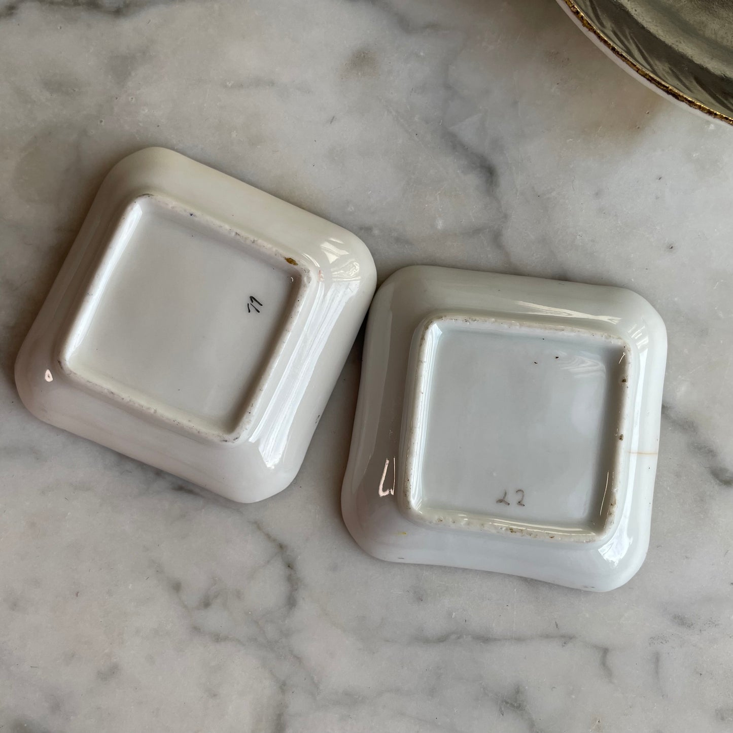 Antique Porcelain Portrait Plates