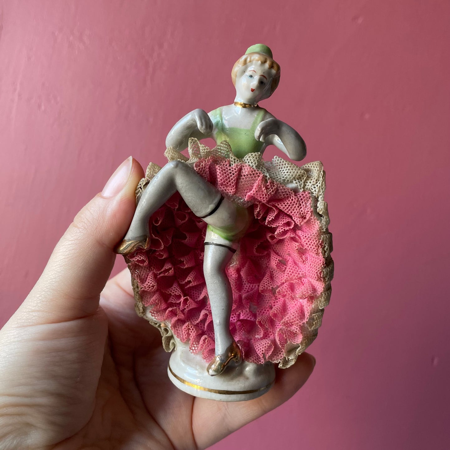 Vintage Can-Can Girls | Porcelain Figures