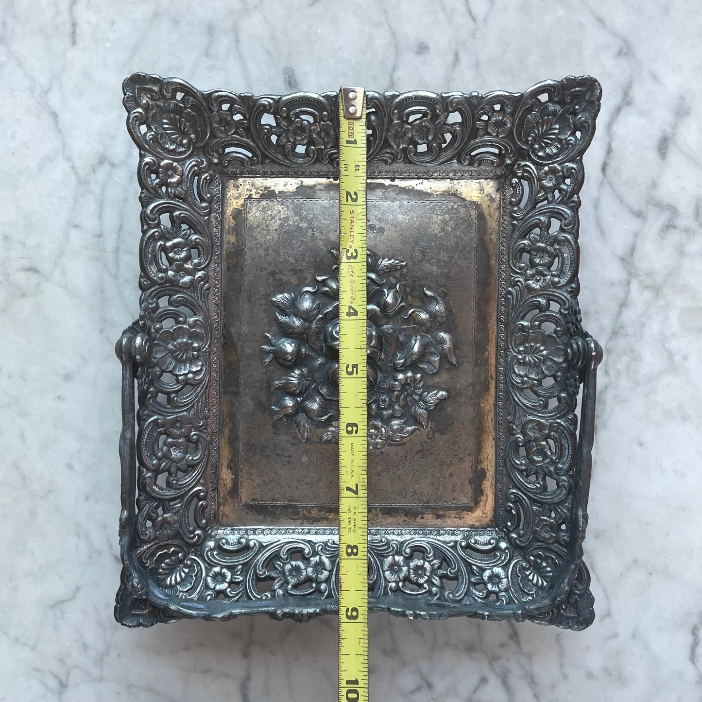 Victorian Silverplated Flower Basket