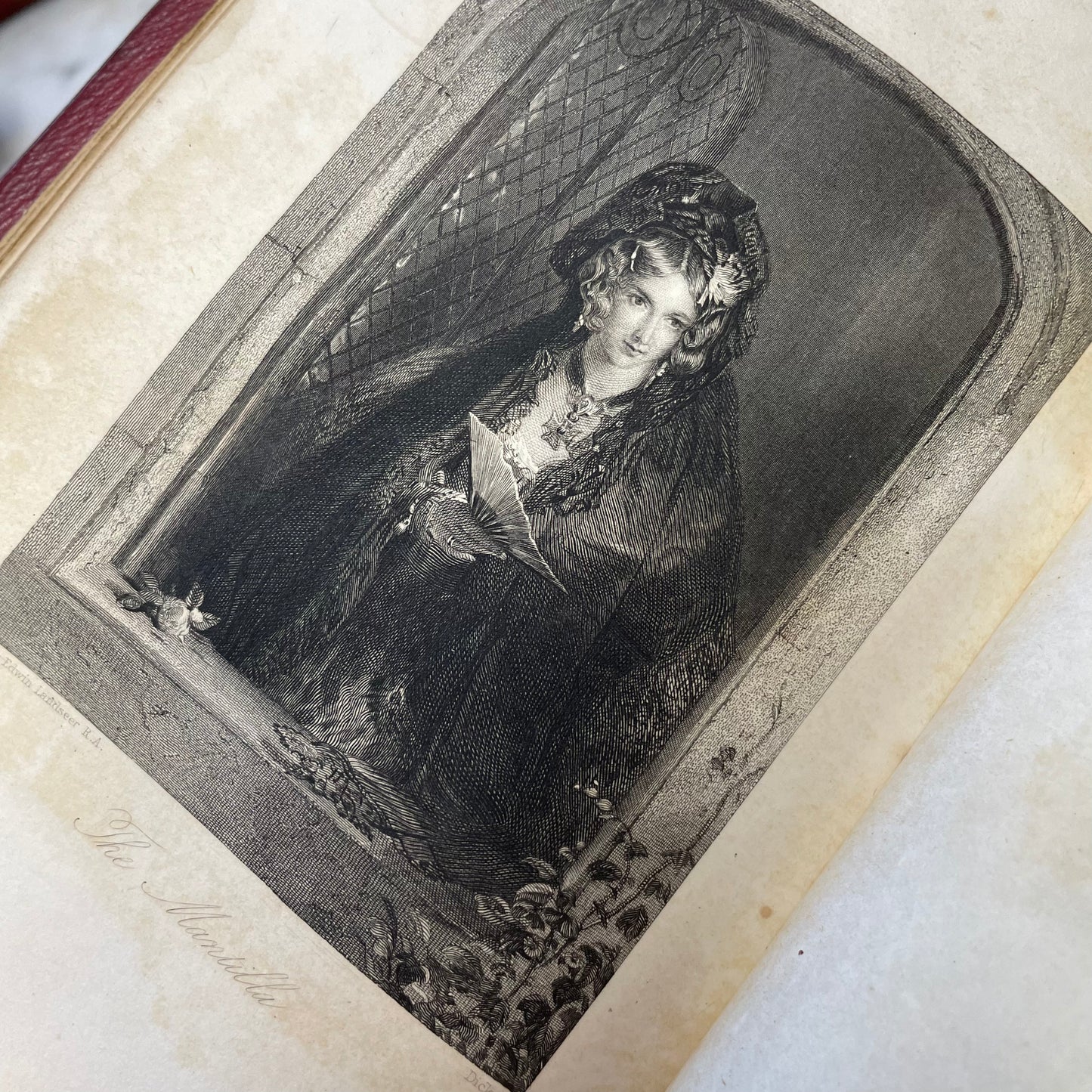 The Token & Atlantic Souvenir, 1840 | Victorian Leatherbound Gift Book