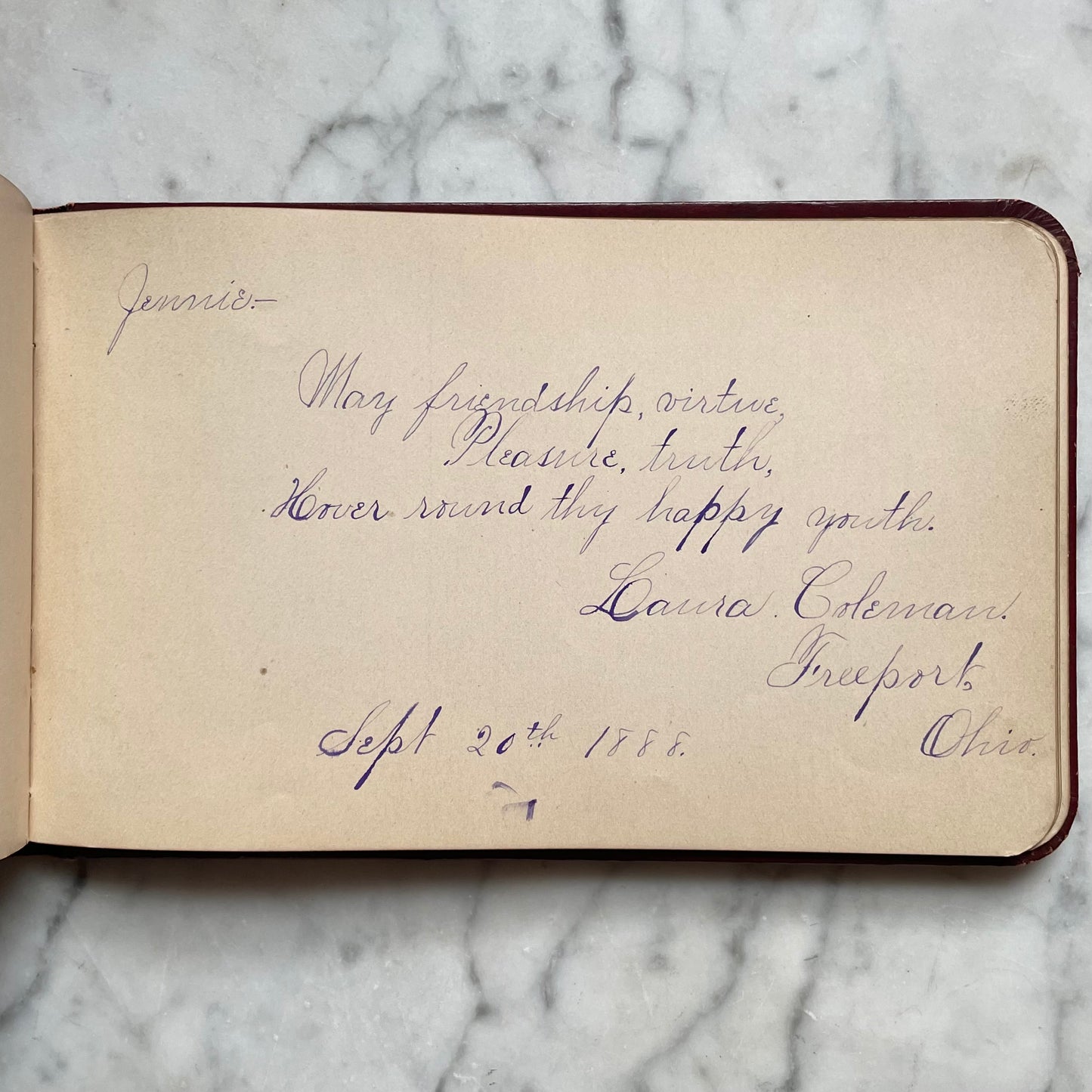 Victorian Autograph Album