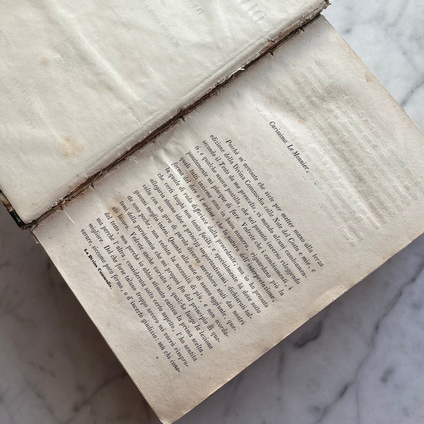 Dante’s Divine Comedy | Italian Language Edition | 1849