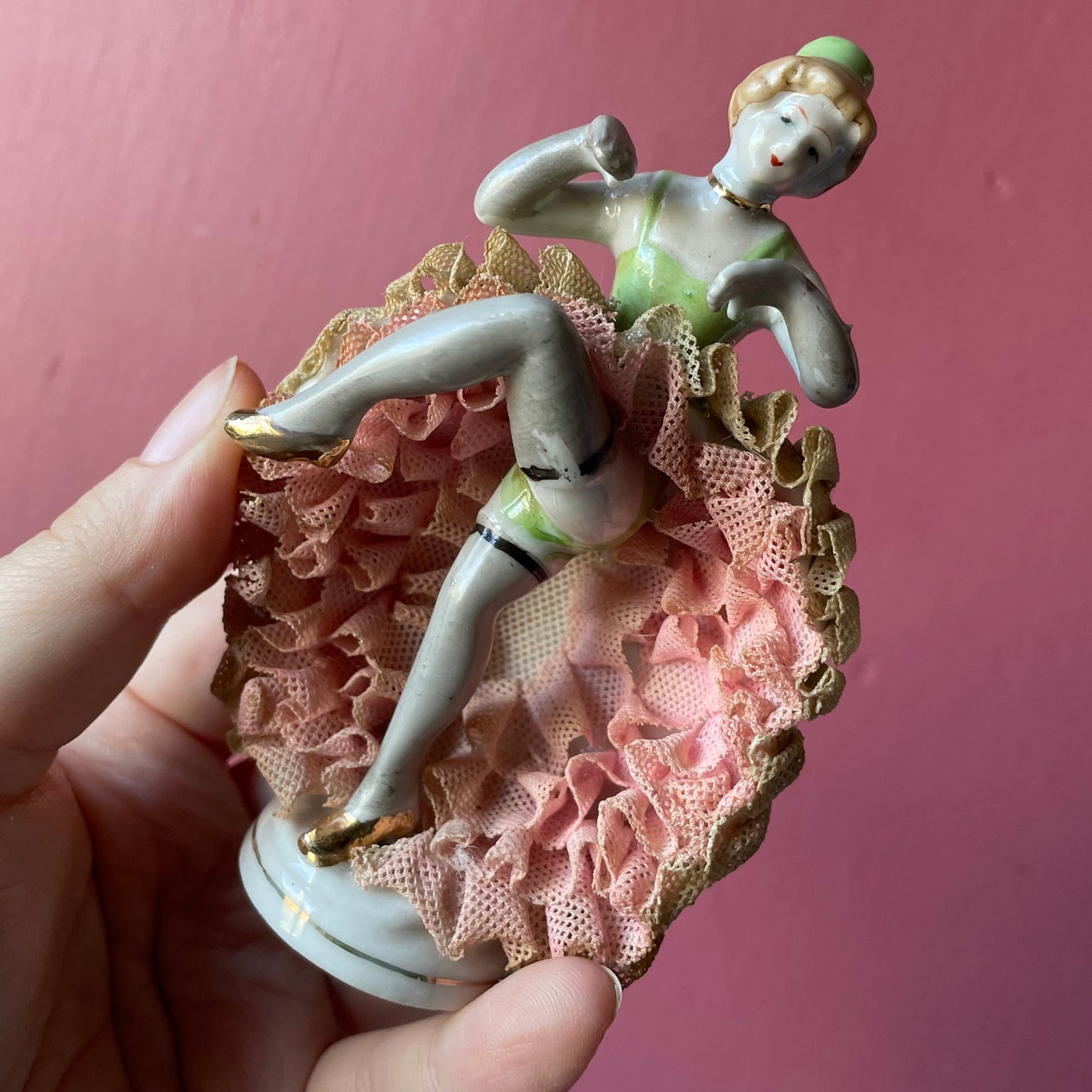 Vintage Can-Can Girls | Porcelain Figures