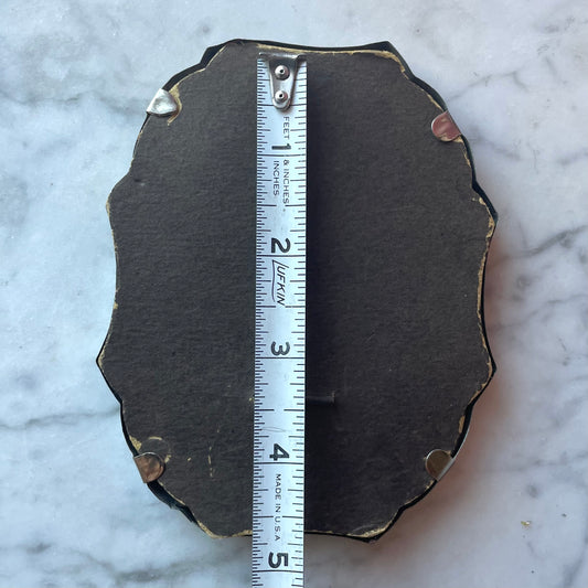 Victorian Post Mortem Tintype of Baby in Velvet Frame