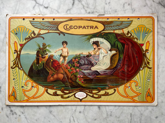 Antique Cleopatra Lithograph Soap Advertising Signs