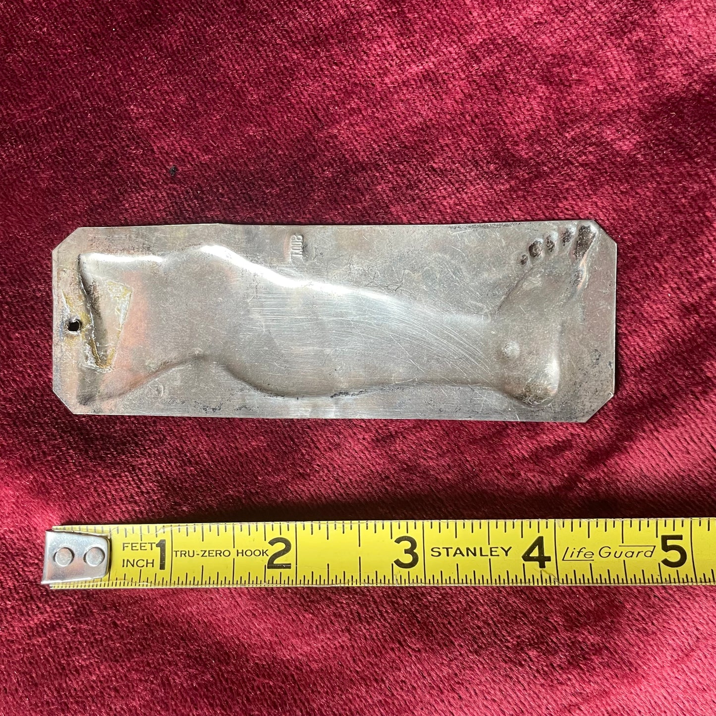 Antique Silver Ex Voto Leg