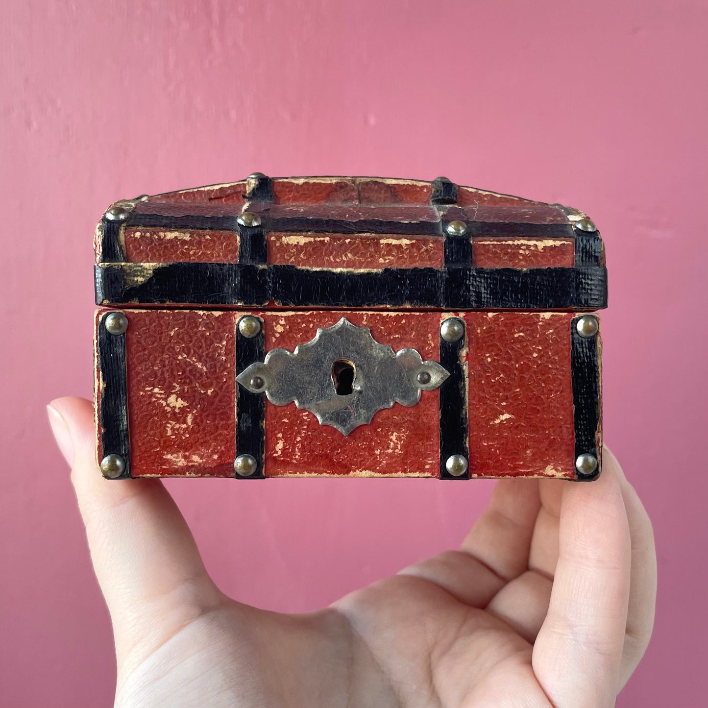 Antique Doll Trunk
