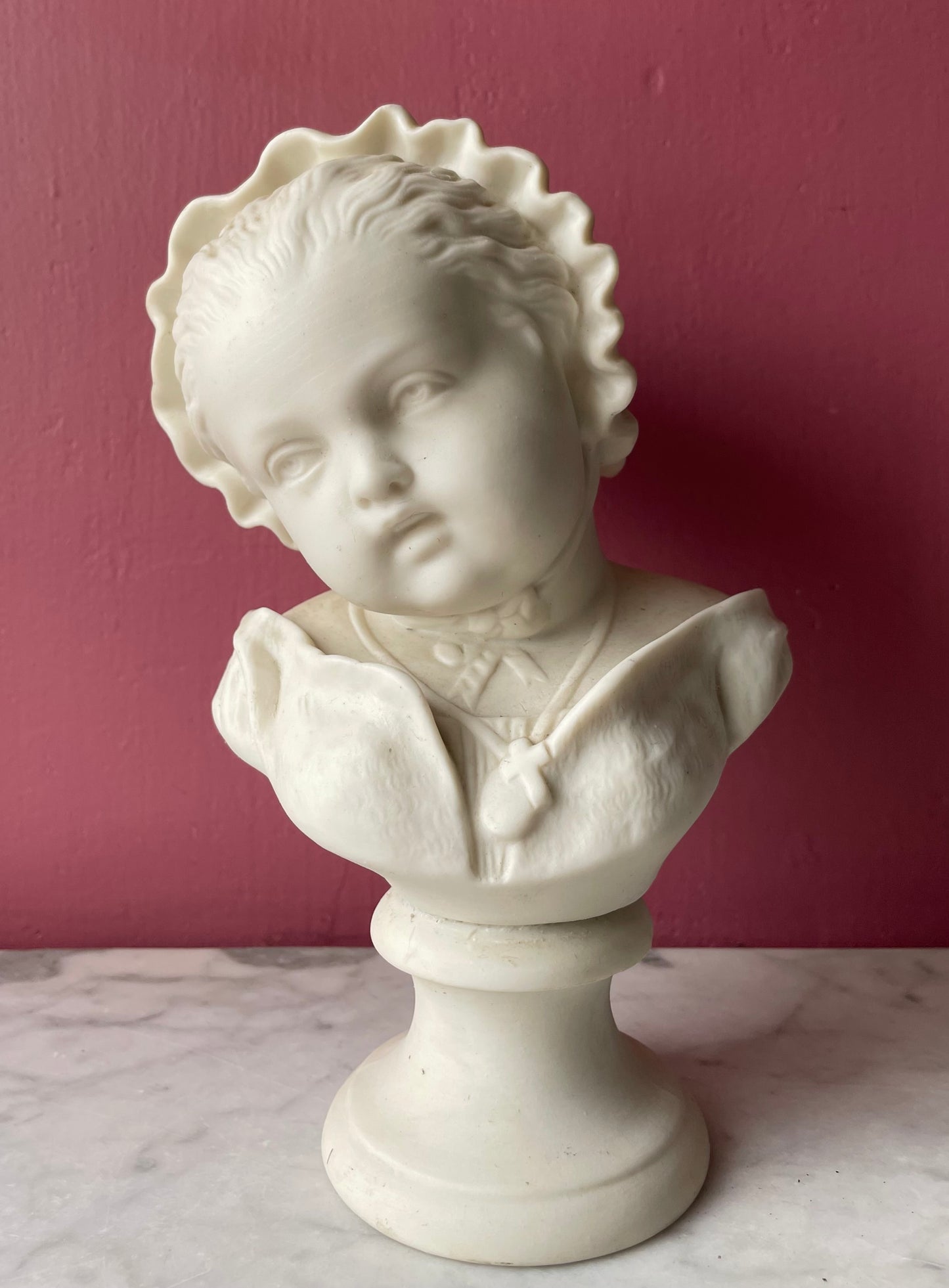Victorian Parian Bust of Child