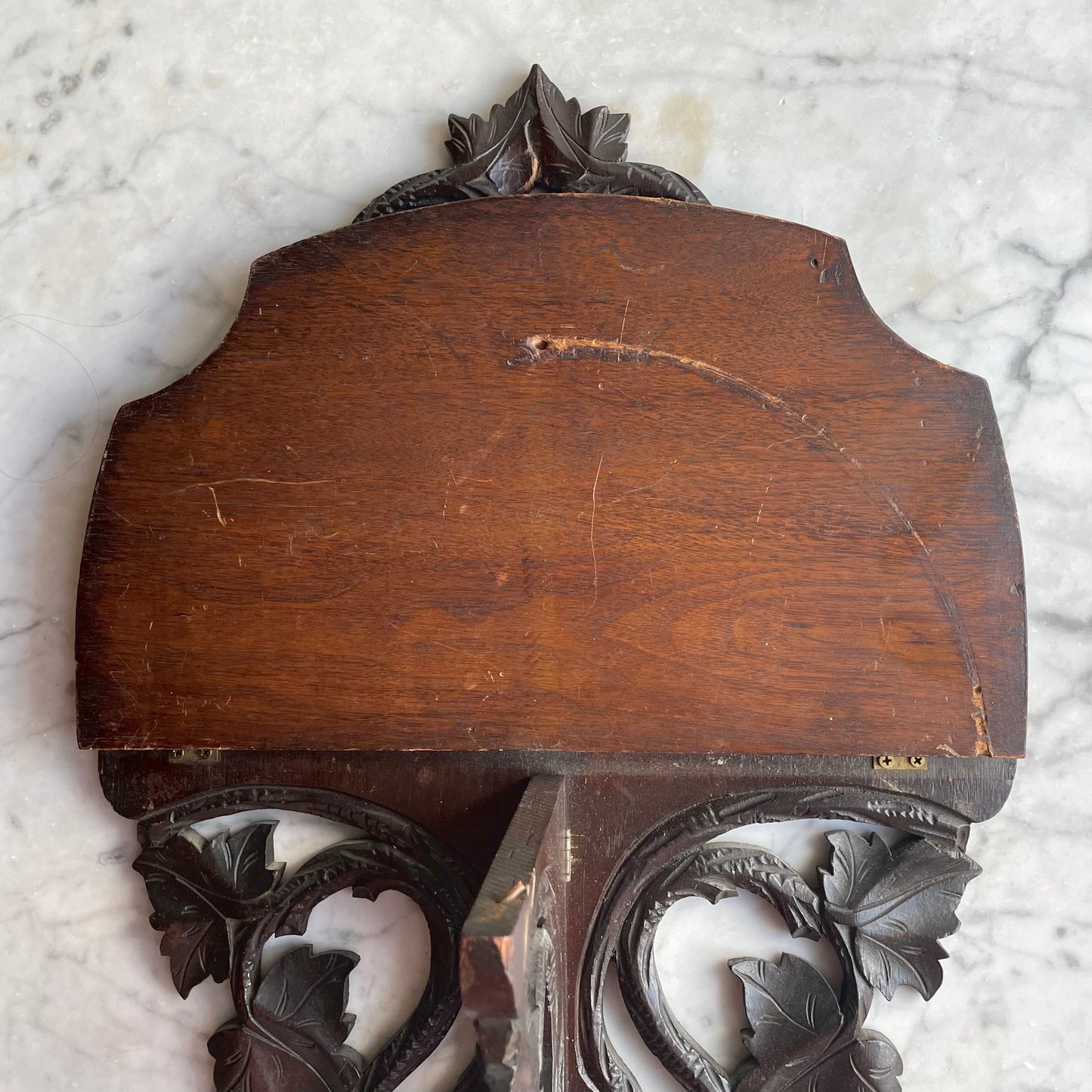 Antique Black Forest Style Shelf