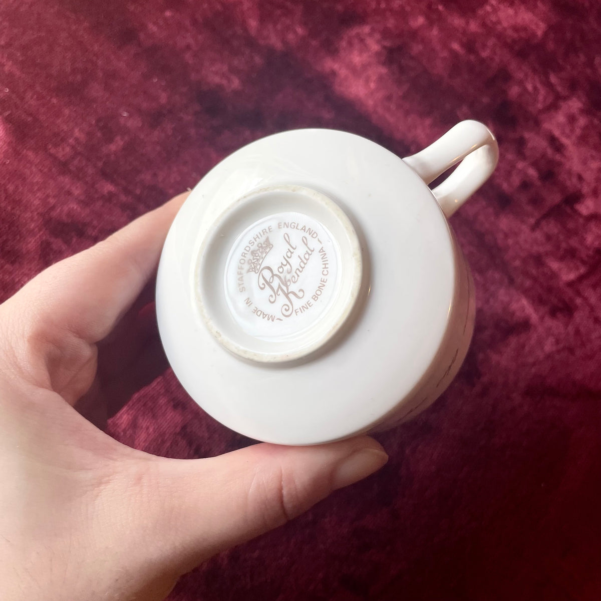 Vintage Fortune Telling Tea Cup & Saucer | Royal Kendal
