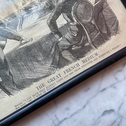 Victorian Spiritualism Cartoon | The Great French Medium