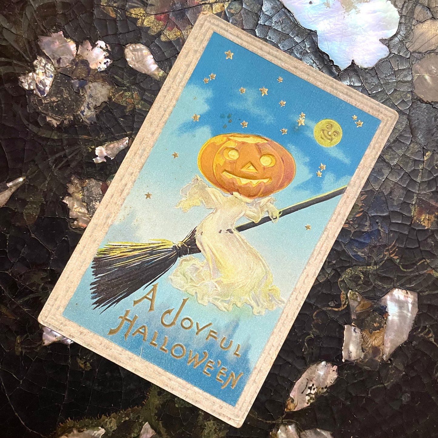 Antique Halloween Postcard
