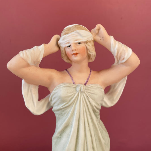 Antique Art Nouveau Goddess Figure | Gebrüder Heubach