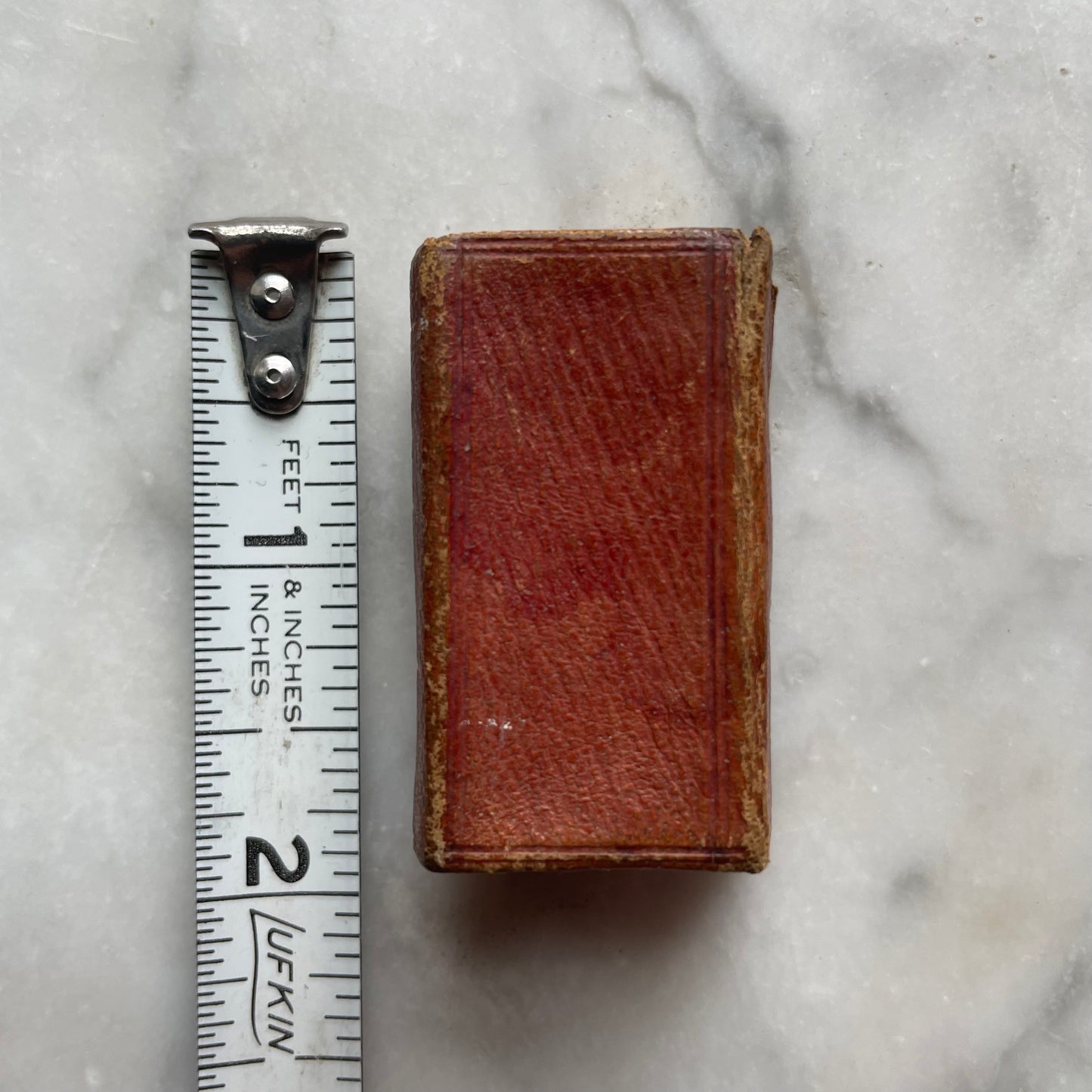 Victorian Miniature Leather Book Box