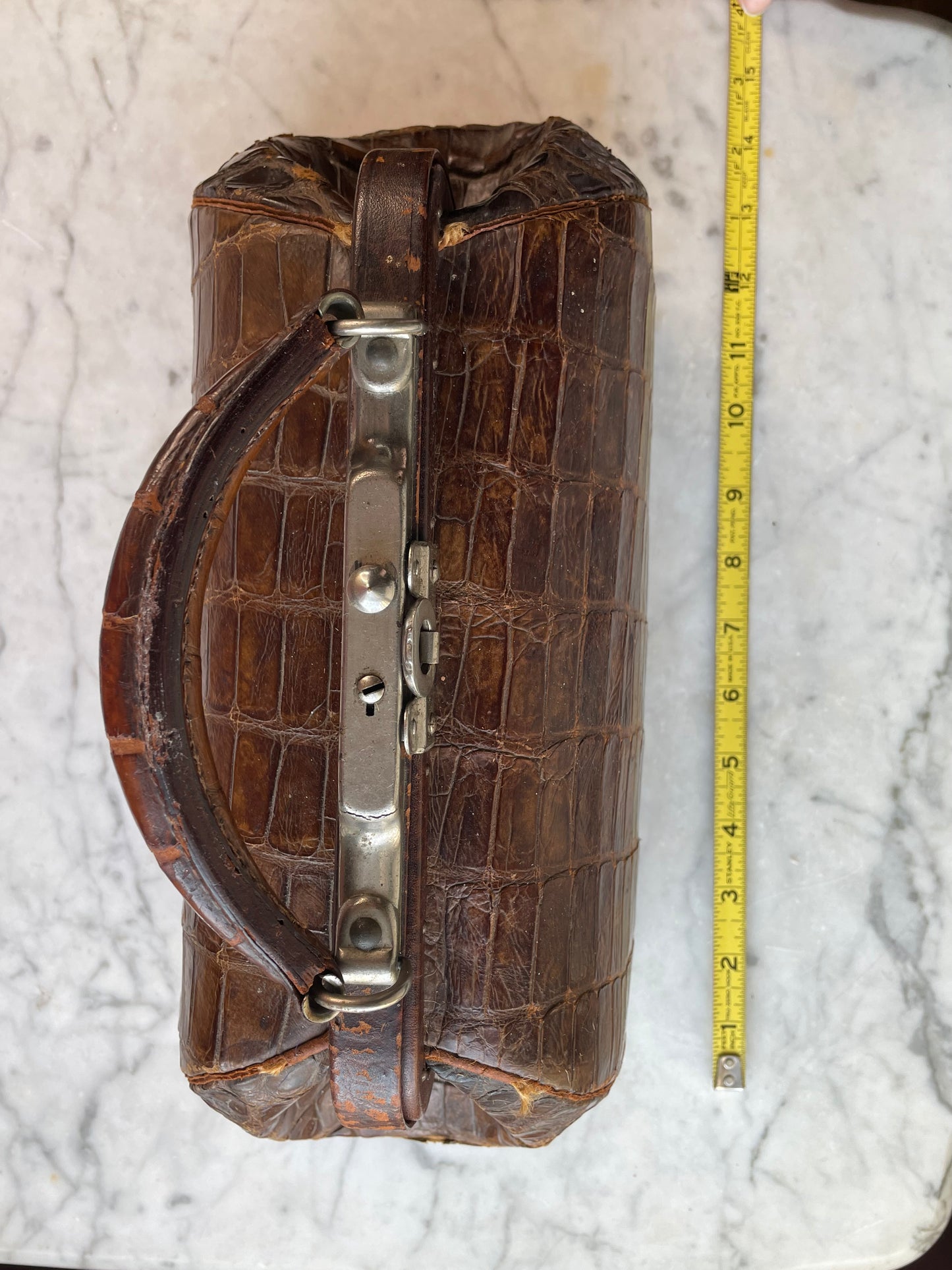 Antique Alligator Doctor Bag
