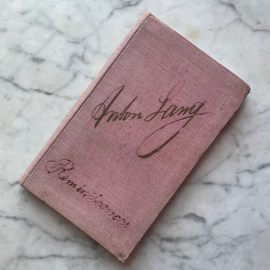 Reminiscences of Anton Lang | Oberammergau Passion Play | SIGNED