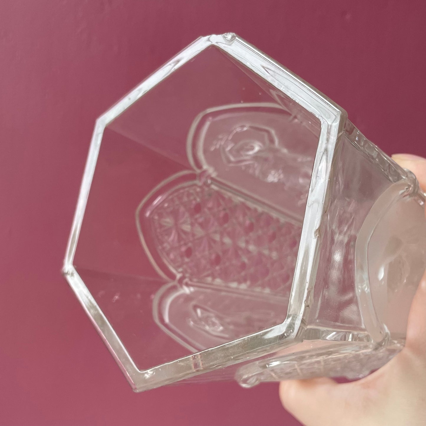 Victorian Pressed Glass Vase with Classical Figures | EAPG | Gillinder & Sons