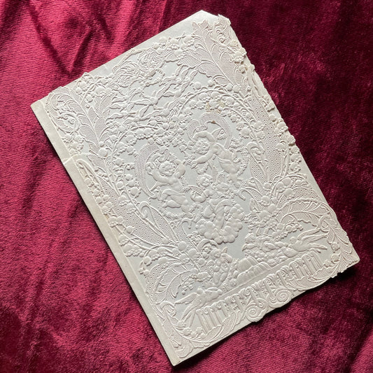 Victorian Lace Paper Valentine | Wood